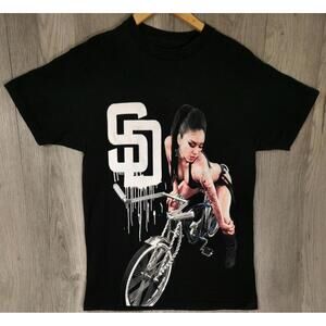 Concrete Roots, Black MEDIUM With Graphics Sexy Girl Motorcycle Graphic#5